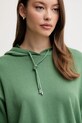Хлопковый свитер United Colors of Benetton зелёный 1294D203T
