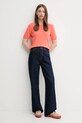 United Colors of Benetton pulover de bumbac 1091D10D5 portocaliu SS25