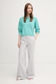 United Colors of Benetton maglione in cotone 1091D10D6 turchese SS25