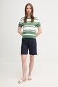 Bavlněný svetr United Colors of Benetton 1294E10D0 zelená SS25