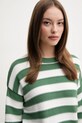 United Colors of Benetton pamut pulóver zöld 1494E10CW
