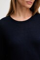 Πουλόβερ με προσθήκη μεταξιού United Colors of Benetton 1ZRED10CP σκούρο μπλε
