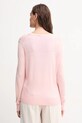 Îmbrăcăminte United Colors of Benetton pulover din amestec de mătase 1ZRED402L roz
