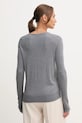 Îmbrăcăminte United Colors of Benetton pulover din amestec de mătase 1ZRED402L gri