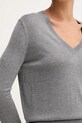Свитер с примесью шелка United Colors of Benetton 1ZRED402L серый