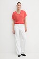 Tričko United Colors of Benetton 103VD402U oranžová SS25