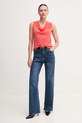 Top United Colors of Benetton 123VD10DD oranžová SS25