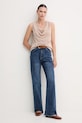 United Colors of Benetton top 123VD10DD beżowy SS25