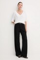 Светр з домішкою льону United Colors of Benetton 115GD10CS бежевий SS25