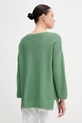 Oblečenie Sveter s prímesou ľanu United Colors of Benetton 115GD10CT zelená