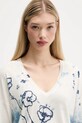 Светр з домішкою льону Desigual HELSINKI бежевий 25SWJF33
