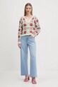 Desigual cardigan JOHANNA 25SWJF36 beige SS25