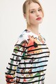 Desigual pulover LEKNES alb 25SWJF21