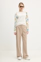 Desigual pulover din amestec de in RANDERS 25SWJF31 bej SS25
