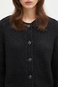 Samsoe Samsoe woolen cardigan Sameryem black F24400084