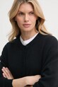 American Vintage cardigan con aggiunta di lana nero DAM19EE25