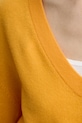 Vlnený sveter American Vintage RAX18AE25 žltá