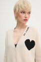 Кашеміровий кардиган ZADIG&VOLTAIRE бежевий KWCA00567.22S.103