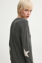 ZADIG&VOLTAIRE pulover de casmir gri KWSW00064.35