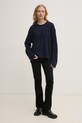 Вовняний светр ZADIG&VOLTAIRE KWSW01598.22S.404 темно-синій SS25