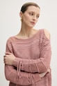 Guess sweter NELLIE W5GR21.Z3E22 pomarańczowy
