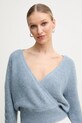 Светр з домішкою вовни Guess KELLIE блакитний W5GR29.Z3LG0