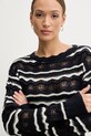 Guess pulover din amestec de in VALERIE bleumarin W5GR35.Z3NJ0