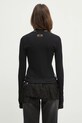 Odzież Ottolinger kardigan Double Closure Rib Cardigan 104.600204.01 czarny