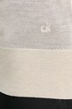 Calvin Klein sweter z domieszką jedwabiu K20K208199 beżowy