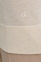 Sveter s prímesou hodvábu Calvin Klein K20K208200 béžová
