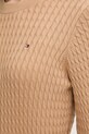 Tommy Hilfiger pulover de bumbac WW0WW44993 bej