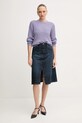 Bavlněný svetr Tommy Hilfiger WW0WW44993 fialová AW25