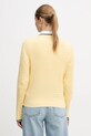 Odzież Tommy Hilfiger sweter bawełniany WW0WW44993 żółty