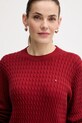 Tommy Hilfiger sweter bawełniany bordowy WW0WW44993