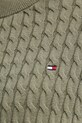 Bavlněný svetr Tommy Hilfiger WW0WW44993 zelená