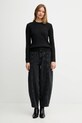 Памучен пуловер Tommy Hilfiger WW0WW44993 черен AW25