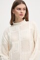 Tommy Hilfiger sweter beżowy WW0WW45102