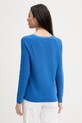 Ρούχα Tommy Hilfiger πουλόβερ γυναικείο βαμβακερό WW0WW44975 μπλε