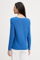 Oblačila Tommy Hilfiger pulover ženski bombažen WW0WW44975 modra