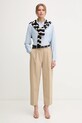 Бавовняний светр Tommy Hilfiger WW0WW44975 темно-синій SS25