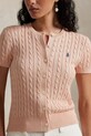 Polo Ralph Lauren cardigan din bumbac portocaliu 211965760