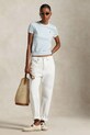 Одежда Хлопковый свитер Polo Ralph Lauren 211965763 голубой