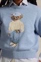 Pamučni pulover Polo Ralph Lauren plava 211965767