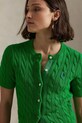 Polo Ralph Lauren kardigan damski bawełniany zielony 211966720