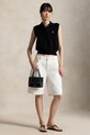 Odzież Polo Ralph Lauren kamizelka damska z bawełną 211970666 czarny