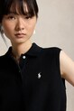 Polo Ralph Lauren kamizelka damska z bawełną czarny 211970666