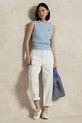Ρούχα Βαμβακερό αμάνικο Polo Ralph Lauren 211971882 μπλε