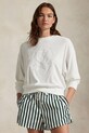 Polo Ralph Lauren sweter bawełniany Wimbledon Collection bawełna biały 211970430