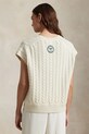 Polo Ralph Lauren sweter bawełniany Wimbledon Collection 211970525 biały SS25