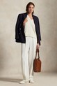 Odzież Polo Ralph Lauren sweter bawełniany Wimbledon Collection 211970525 biały